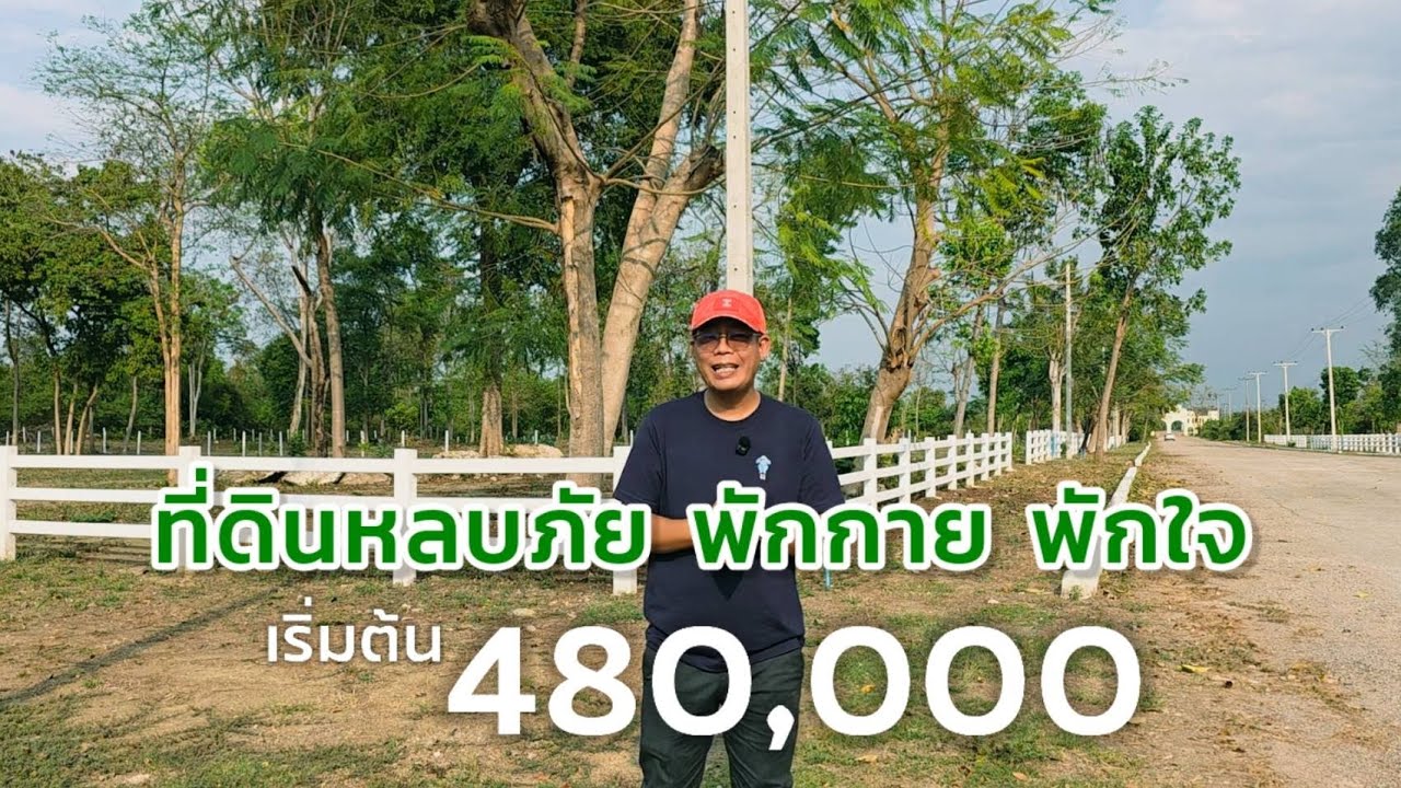ที่ดินเปล่า 200 ตารางวา ไฟฟ้า น้ำประปา ล้อมรั้ว ฟรีโอน 480,000 บาท