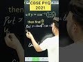 Q) If y = cos^-1 { ( 1- x^2) /(1+x^2) then find dy #cbse2026 #maths #class12math #cbse #class #maths
