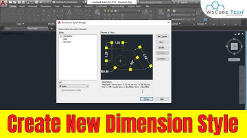 Dimension Command | How to Create New Dimension Style in AutoCAD? | AutoCAD Tutorial