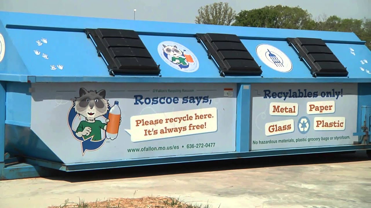 O'FallonTV New Recycling Bin O'Fallon, Missouri YouTube