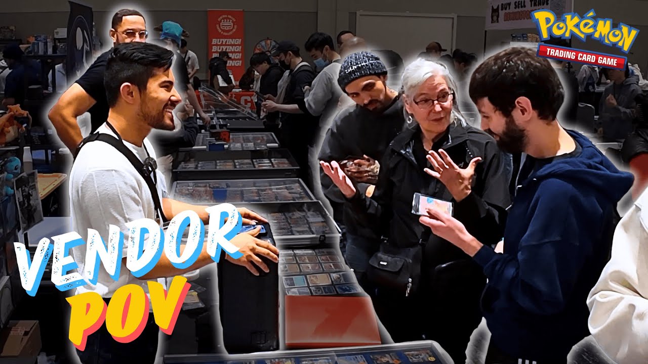 WHOLESOME INTERACTIONS, BOOMING MARKET | East Bay Card Show | Pokemon Vendor POV