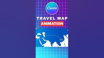 “Wait... You Made This Map Animation in Canva? . #MapAnimation #shorts #viralshorts