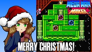 Blu Chan Plays Mega Man Maker Christmas Levels!