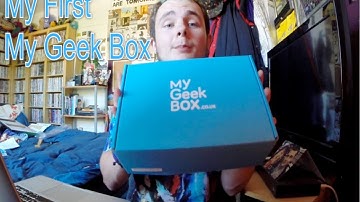My First My Geek Box | August 2015 | Toons | Unboxing