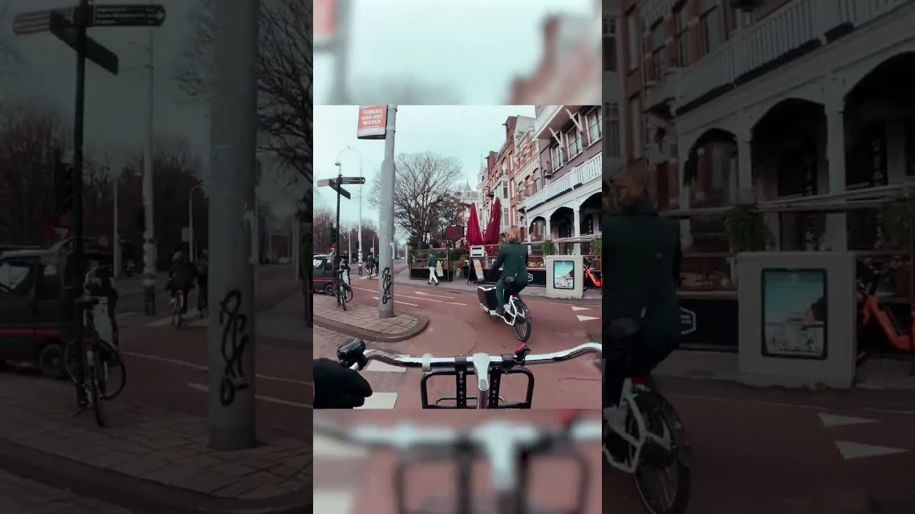 She's got a fancy Cargo-Bike