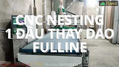 Nguyên bộ máy CNC thay dao tự động cắt ván công nghiệp của Holztek Pro-R1AF.