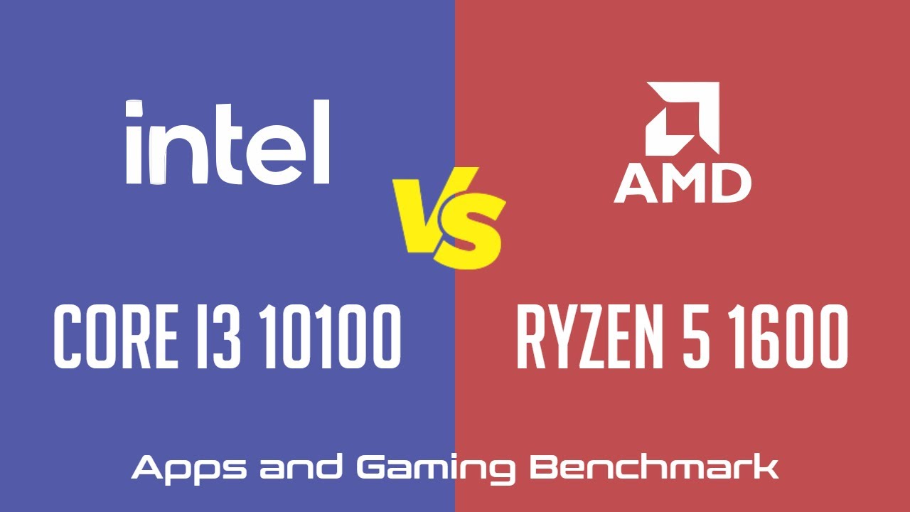 Intel Core i3 10100 vs AMD Ryzen 5 1600 - Apps & Gaming Benchmark (RTX 3090)