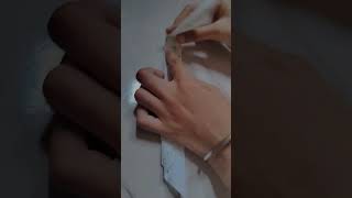 let's create a tissue paper bow #art #craft