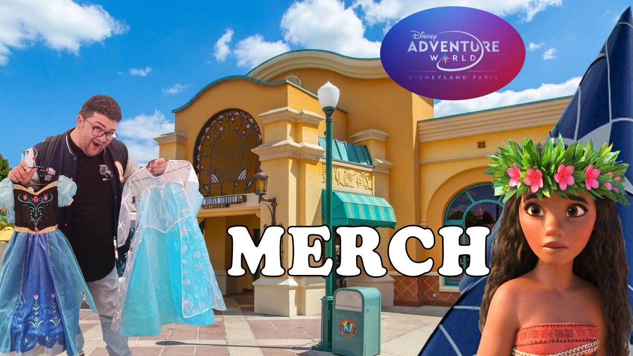 A LA DECOUVERTE  LE MERCH DU DISNEY ADVENTURE WORLD A DISNEYLAND PARIS
