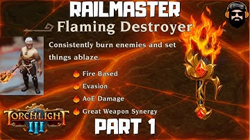TORCHLIGHT III Gameplay Railmaster - Part 1 (no commentary)