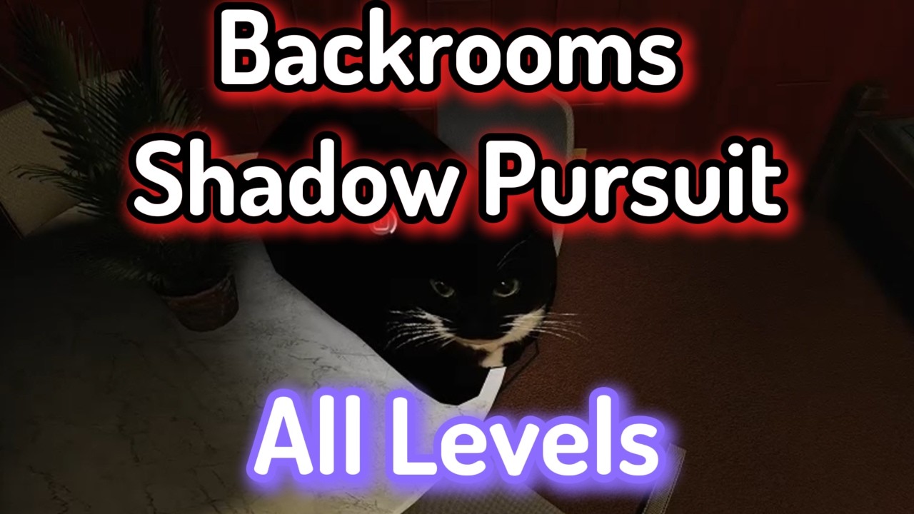 Backrooms Shadow Pursuit | Full Playthrough | All Levels | Roblox