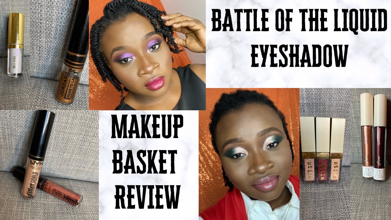 BATTLE OF THE LIQUID SHADOWS | DECEMBER MAKEUP BASKET REVIEW | TEMI