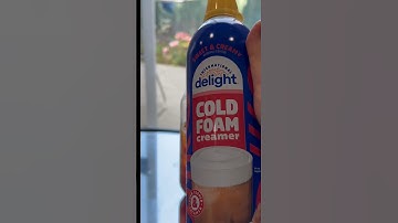 Tried this cold foam creamer! #coffee#coldfoam#delightcoldfoam