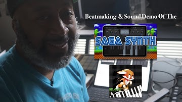 Beatmaking & sound demo of the Saga Synth app for iPad/iPhone from Audiokit using Beatmaker 3