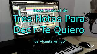 Video thumbnail of "Tres Notas Para Decir Te Quiero (Base Musical)"