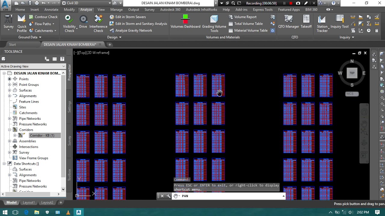 10  C3D2018   Menghitung Volume Cut   Fill dan Material Struktur