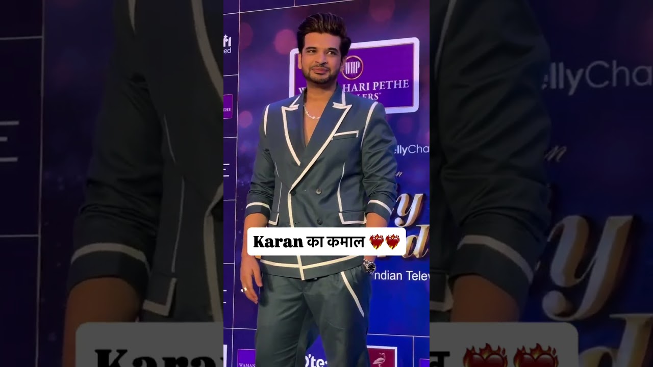 Karan Kundra at red carpet of Indian telly awards.... 