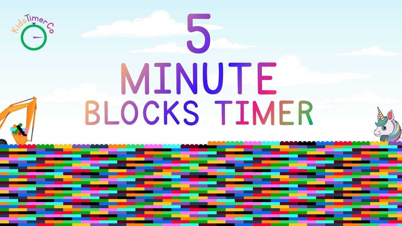 5 Minute Blocks Timer - Kids Visual Timer