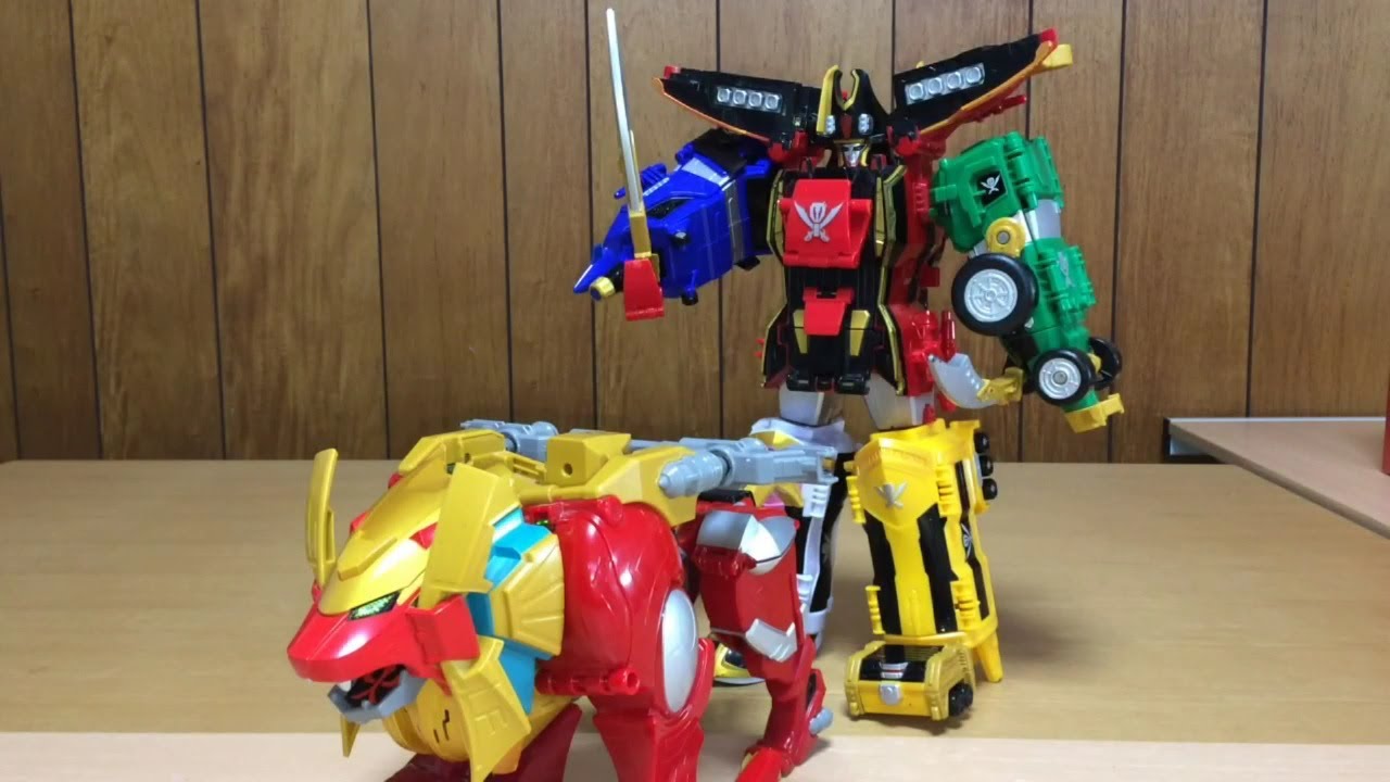 海賊戦隊ゴーカイジャー 第9話完全版 ガオレンジャーの大いなる力覚醒 ガオゴーカイオー劇中合体戦闘シーンをdxで再現 前田動画 Power Rangers Super Megaforce Ep9 長さ 27 05 動画ニュース