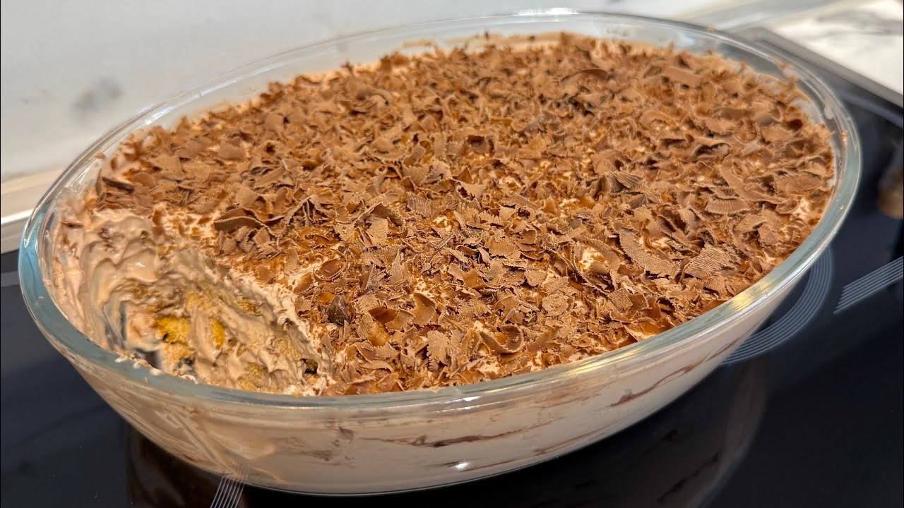 Ëmbëlsir pa Pjekje me Biskota me Shije të Akullores 👌🤤