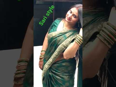 saree drop style#nisha #shortsvideo