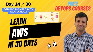 Day 14/30 | Backend tier in Lambda & API Gateway | Learn AWS in 30 Days | 2024 | #aws #devops #cloud