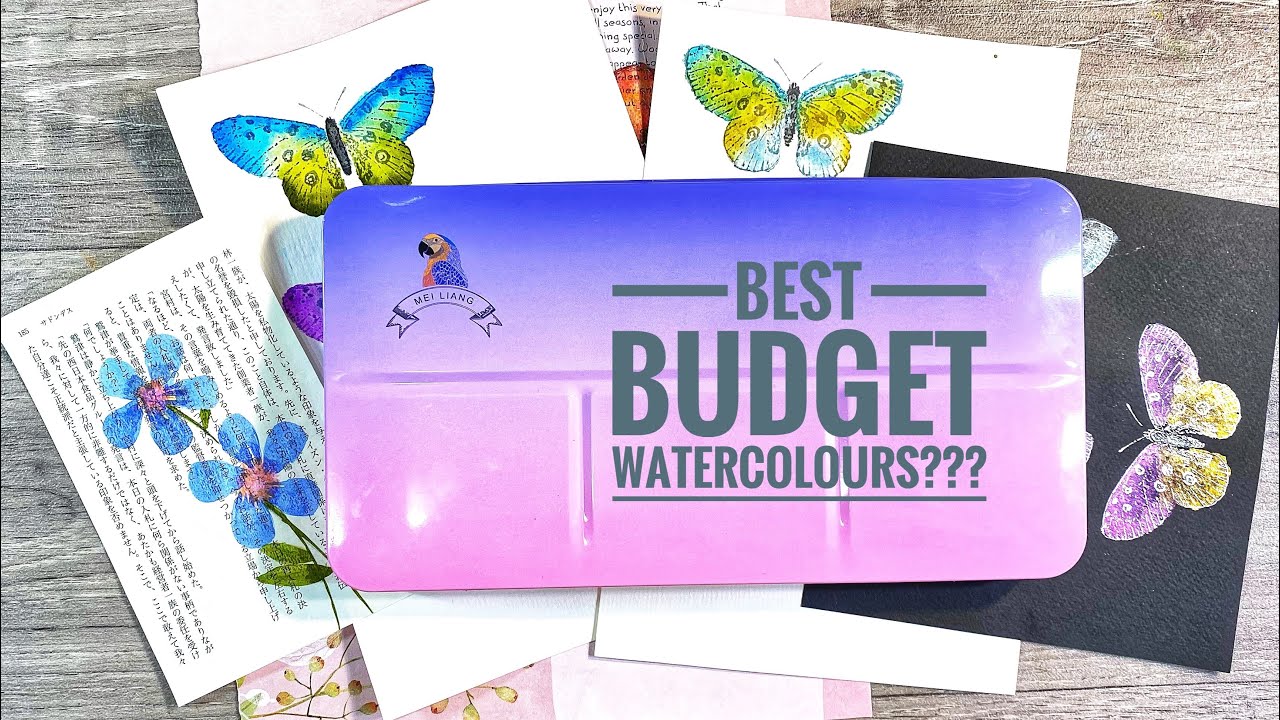Best Budget Watercolour?!? MeiLiang 48 Colour Watercolour Palette Review & Journal Ephemera