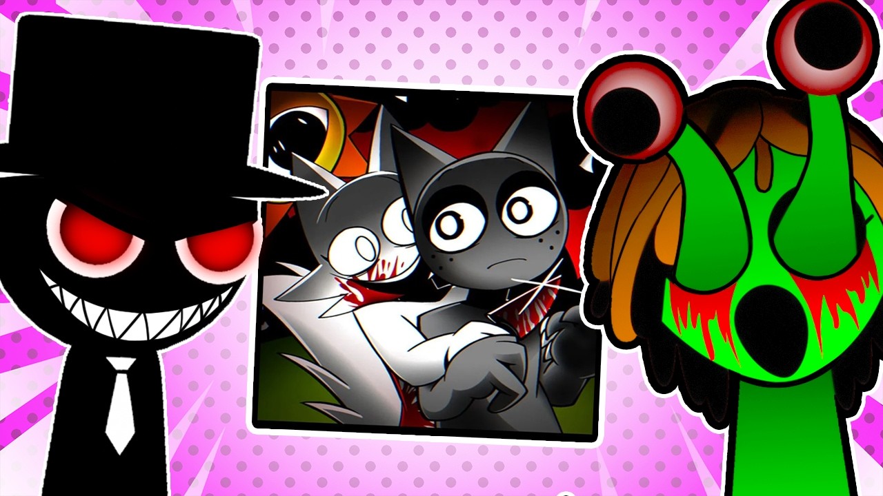 Black e Vineria REAGEM as MELHORES ANIMAÇÕES dos Sprunkis VR