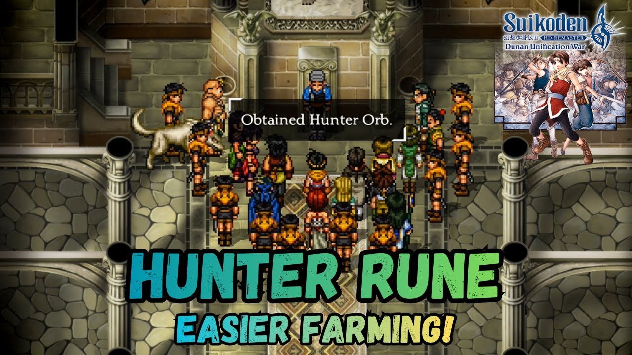 Suikoden II HD Remaster - Hunter Rune [EASIER FARMING] - YouTube