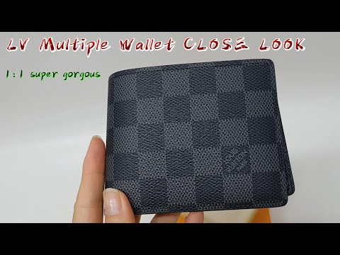 multiple wallet damier graphite louis