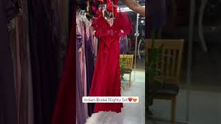 Indian Bridal Nightygown Set Shop Now