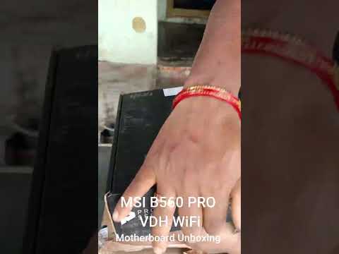 MSI B560 PRO VDH WiFi Motherboard Unboxing #amazon