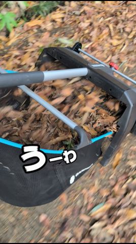 落ち葉が秒で消えるエグイ掃除機