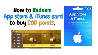 How to Redeem App Store and Itunes card to buy COD points in Call Of Duty Mobile. screenshot 5
