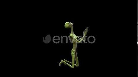 4K Alien Praying | Motion Graphics - Envato elements