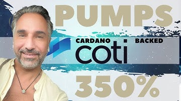 CARDANO-BACKED COTI PUMPS 350% AHEAD OF VISA RELEASE #cardano #coti #cryprocurrency #ada
