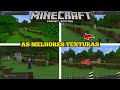 AS MELHORES TEXTURAS para o MINECRAFT PE 1.21!! (MCPE/Bedrock)