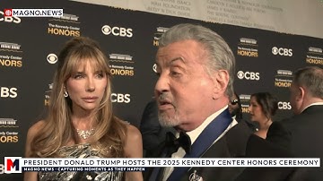🇺🇸 Sylvester Stallone praises Donald Trump: “He’s an Extraordinary Man” | 2025 Kennedy Center Honors