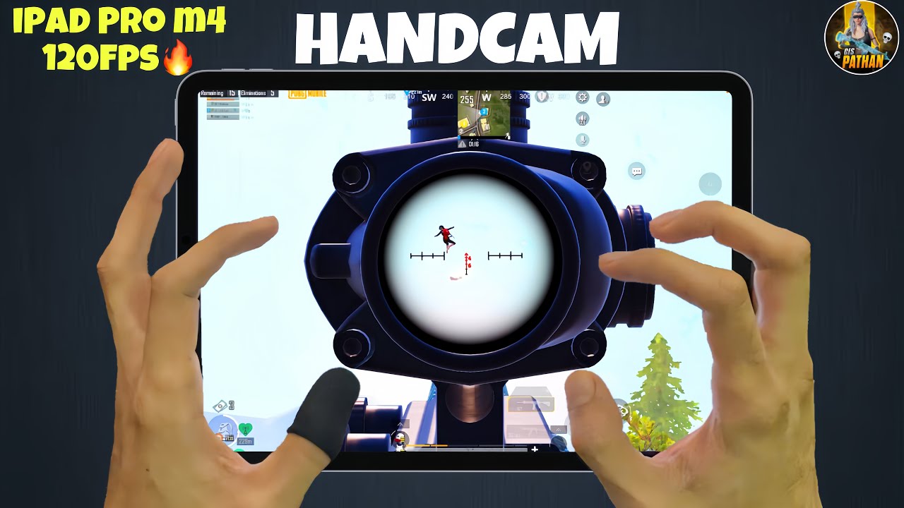 iPad Pro M4 ️ 120 FPS HANDCAM | 5 Finger + Gyroscope 😍 PUBG Mobile ...