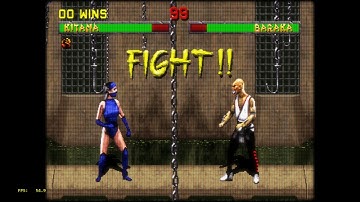 RetroArch Mortal Kombat 2 CRT shader