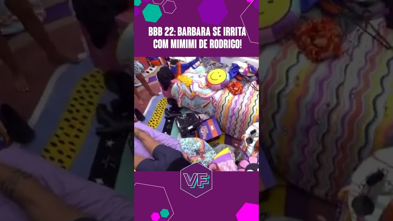 BBB 22: BARBARA SE IRRITA COM MIMIMI DE RODRIGO! #Shorts | Virou Festa