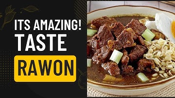 Amazing Taste!! RAWON Indonesian Traditional Beef Soup