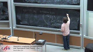 David Ben-Zvi: Geometric Langlands correspondence and topological field theory - Part 1