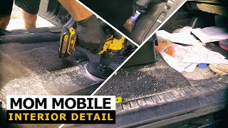 DISASTER Mom Mobile Detailing! Complete Interior Car Detailing and Deep Cleaning Transformation