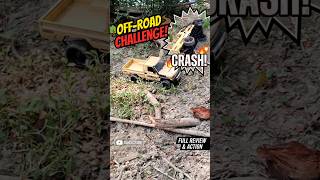 RC Toyota Land Cruiser Off-Road Adventure: Epic Fun to Major Crash! 🚙💥