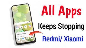 How to fix All Apps Crash & Auto back on Redmi Phone ! HyperOS Apps Crash ! Apps keep stopping