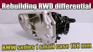 BMW noisy differential repair | bearings and seals replacement | E82 E90 116, 118, 120i, 316, 318