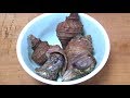 つぶ貝のさばき方～握り　寿司職人の仕込み　how to clean a whelk and make sushi