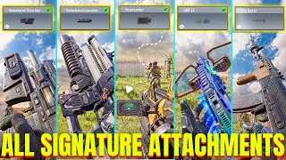 Every Signature Attachment in CODM – Full Showcase!😲🔥 | Call of Duty®: Mobile | RMX Playz