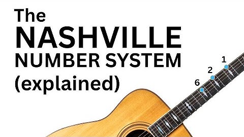 Simple explanation on how to use The Nashville Number System